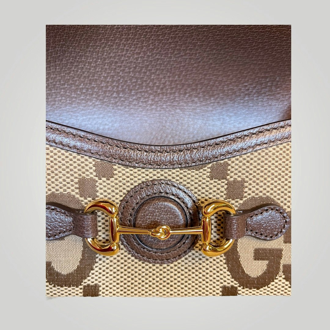 Gucci pre-owned mini Horsebit bag Jumbo GG
