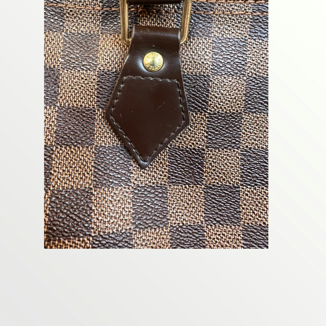 Louis Vuitton Pre-owned Speedy Bandouliere 25 Damiere Ebene