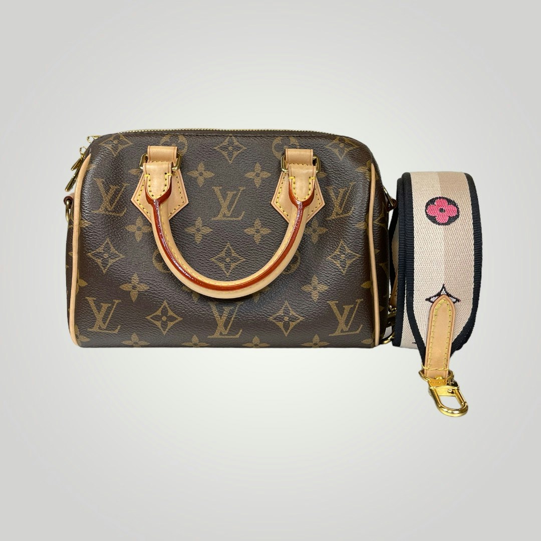Louis Vuitton Pre-owned Speedy Bandouliere 20 Monogram Black