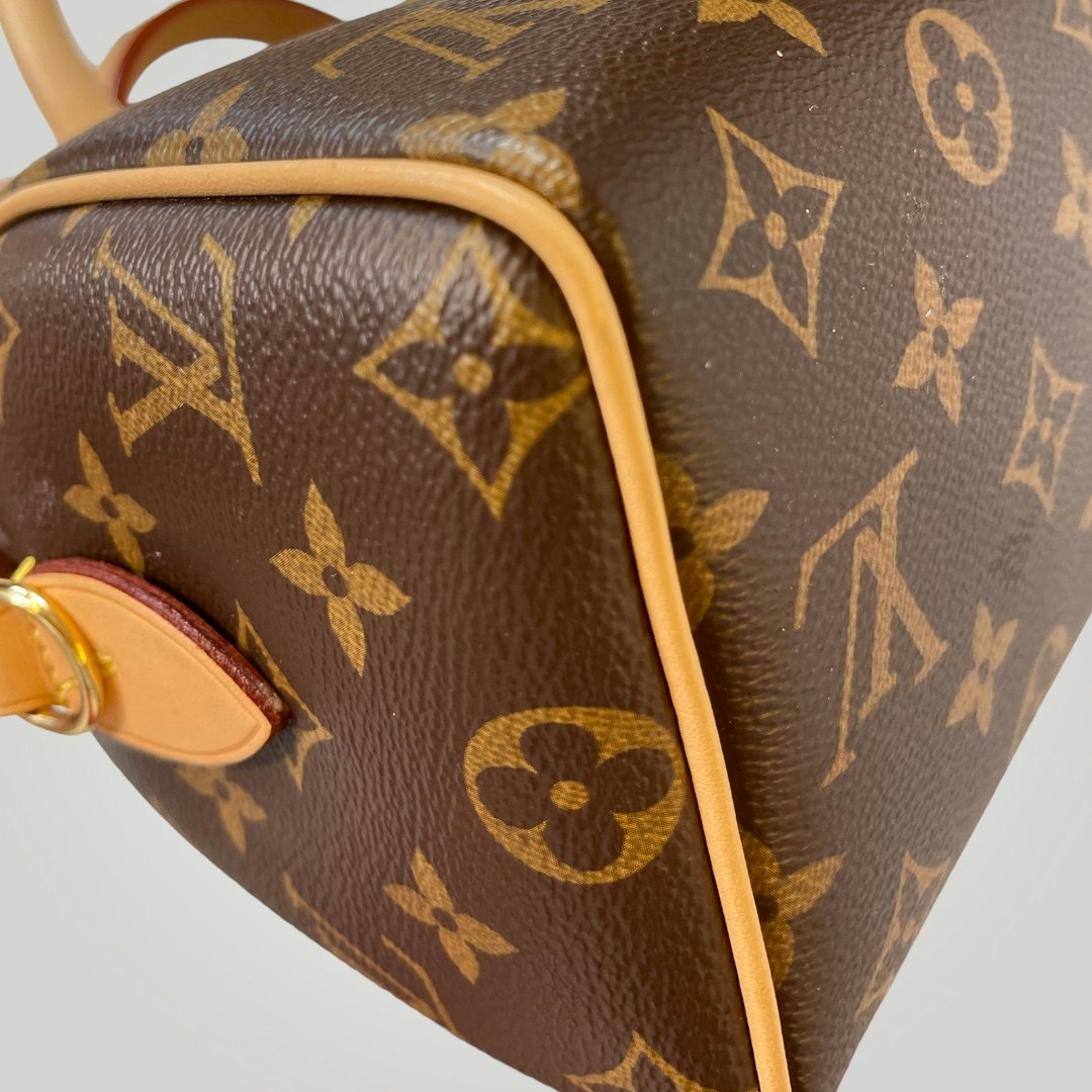 Louis Vuitton Pre-owned Speedy Bandouliere 20 Monogram Black