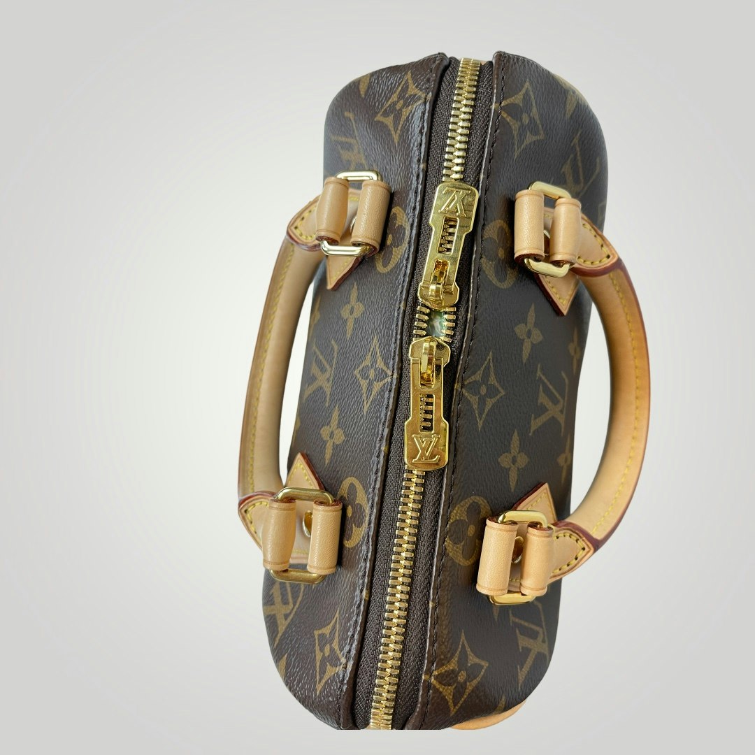 Louis Vuitton Pre-owned Speedy Bandouliere 20 Monogram Black