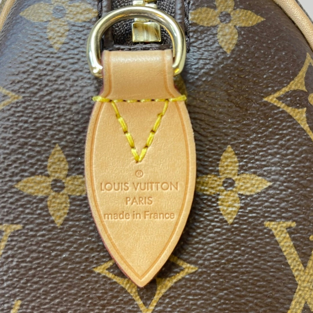 Louis Vuitton Pre-owned Speedy Bandouliere 20 Monogram Black - TomsBag