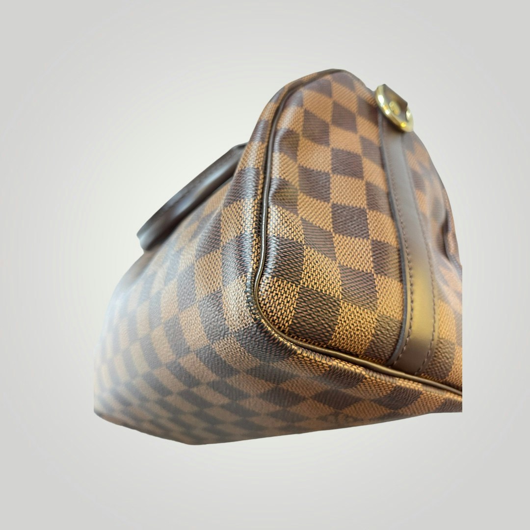 Louis Vuitton Pte-owned Speedy Bandoliere 25 Damier Ebene