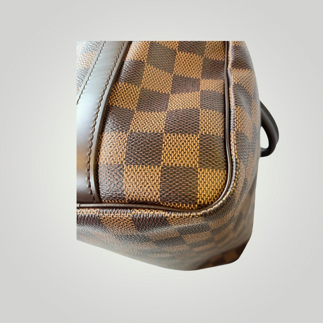 Louis Vuitton Pte-owned Speedy Bandoliere 25 Damier Ebene