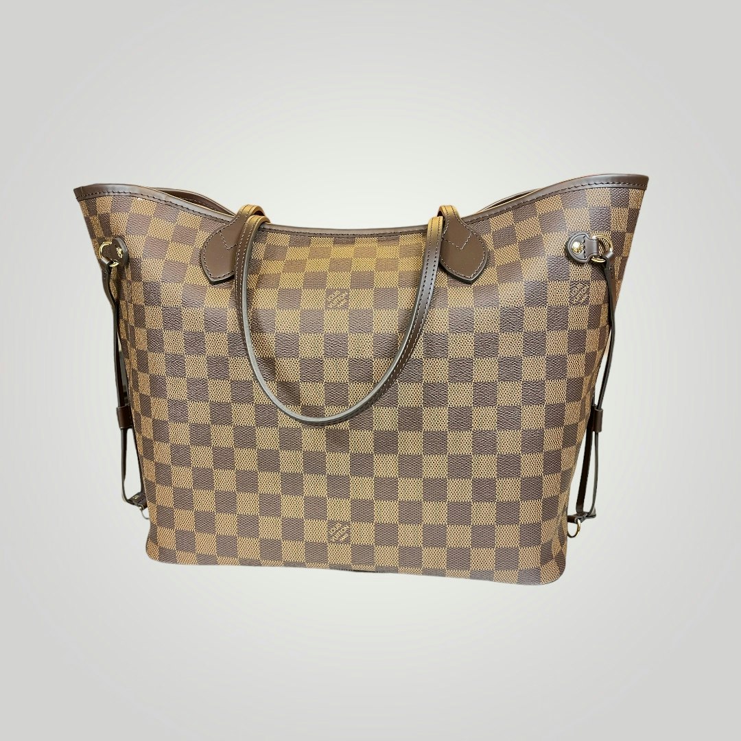 Louis Vuitton Pre-owned Neverfull MM Damier Ebene Pink