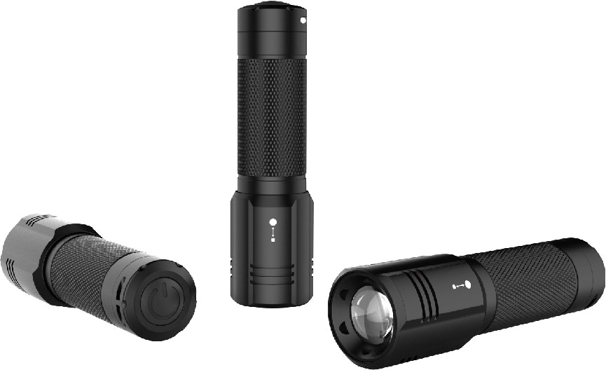 Demoex - PTX Pro FL-600 4AAA, 600 Lumen FOKUS