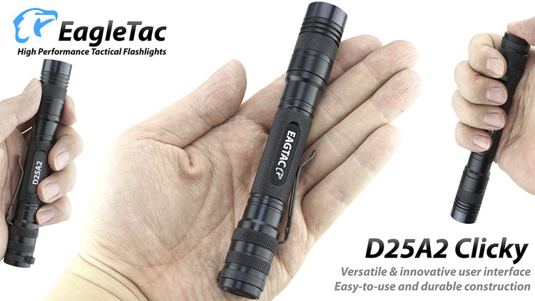 EAGTAC D25A2 2xAA, 436 Lumen