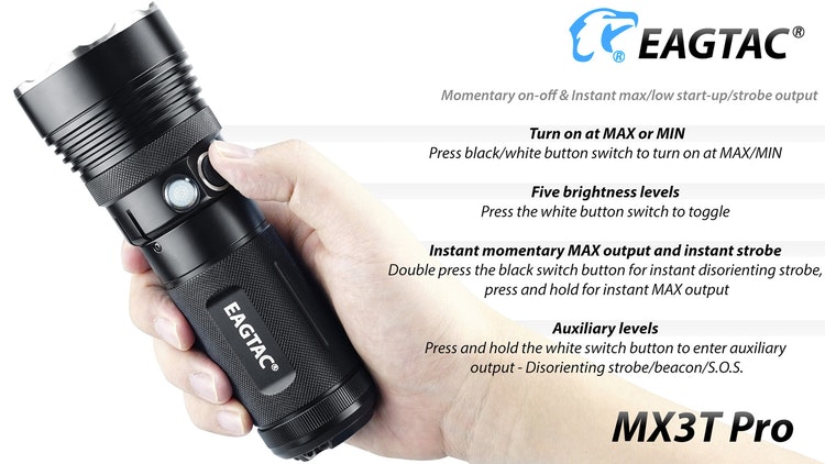 EAGTAC MX30T Pro 4850 Lumen