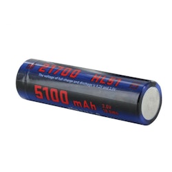Niteye 21700 Li-Ion Batteri 5100 mAh, 3.6V 18.5Wh