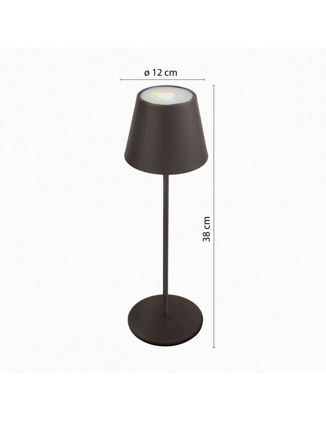 Velamp Bordslampa 190LM USB-C - SVART