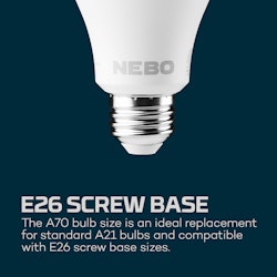 NEBO Blackout Bulb E27 850LM