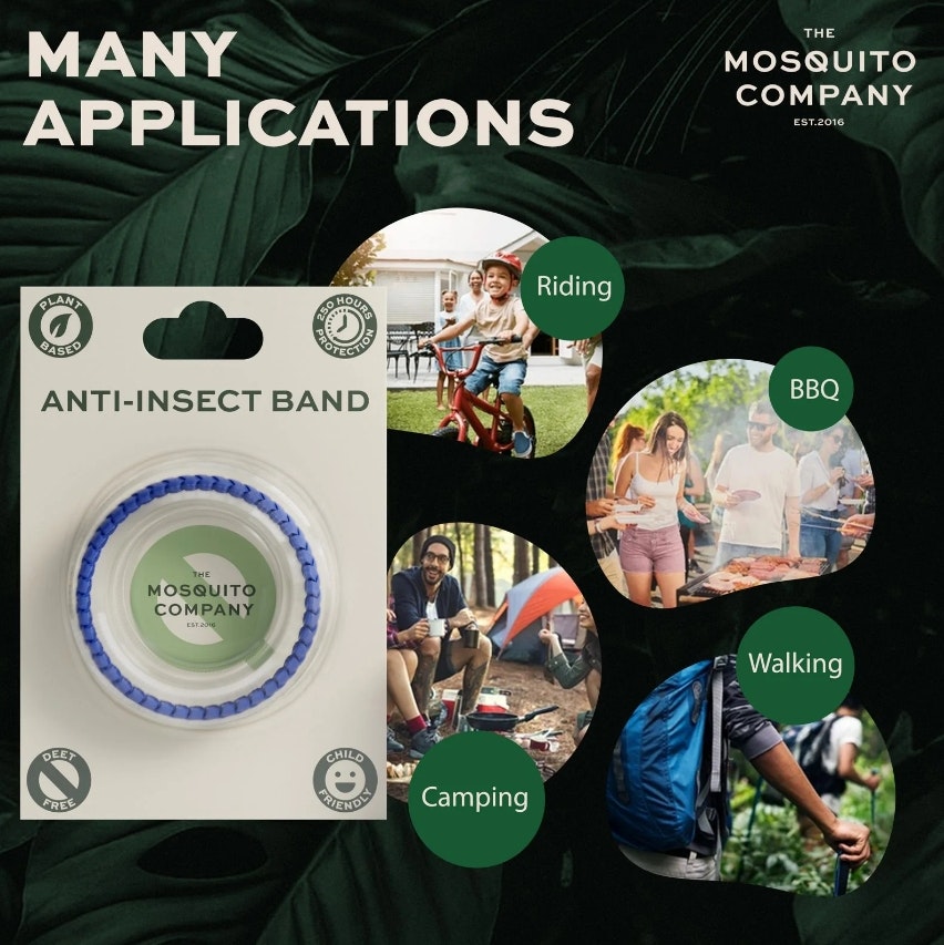 The Mosquito Company - Myggarmband Läder