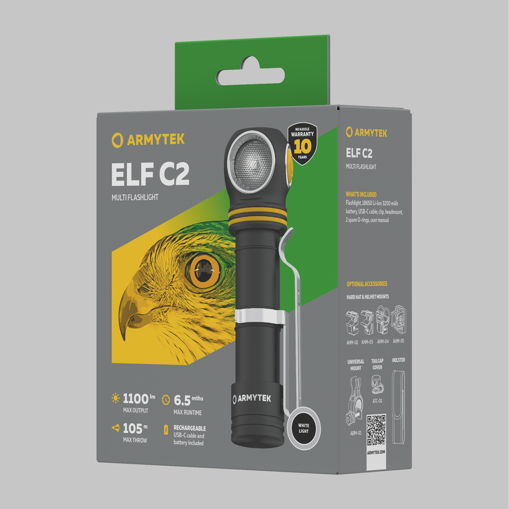 Armytek Elf C2 USB-C 1100 Lumen
