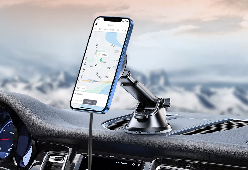 Swissten Magnetic Car Holder Wireless Charge Dash