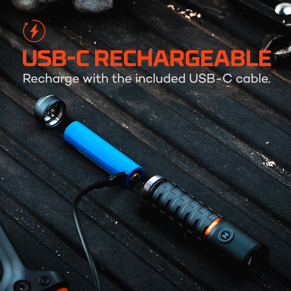 NEBO Torchy 2K, 2000LM, USB-C