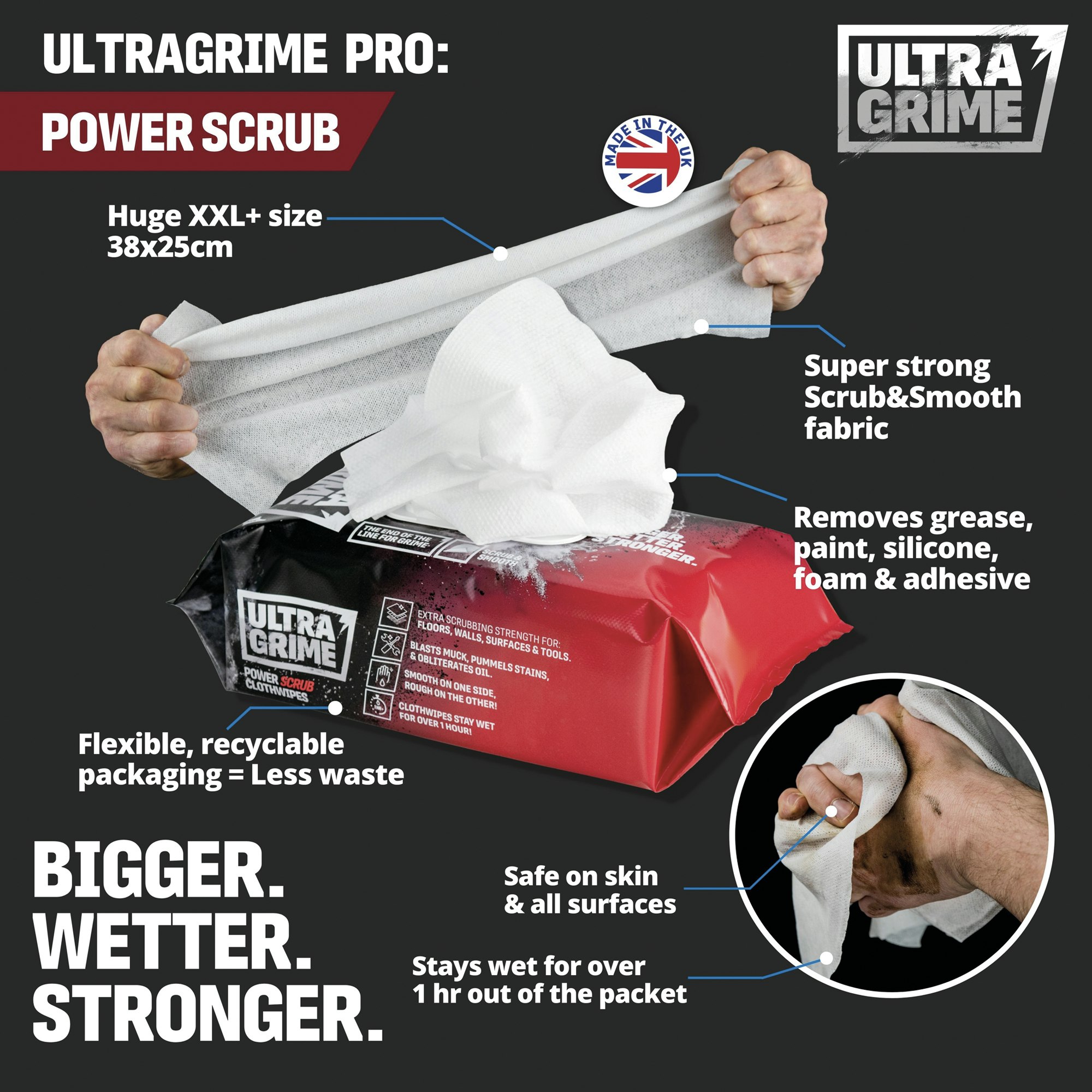 Ultragrime Pro Power-Scrub 80p