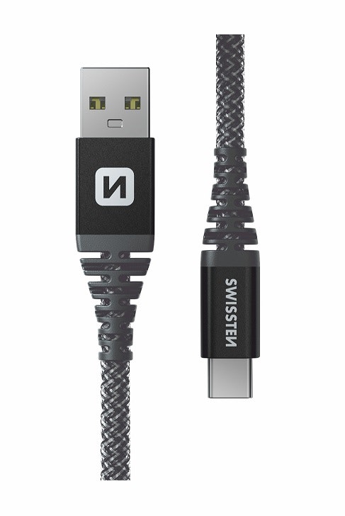 Swissten Kevlar USB / USB-C 1,5m