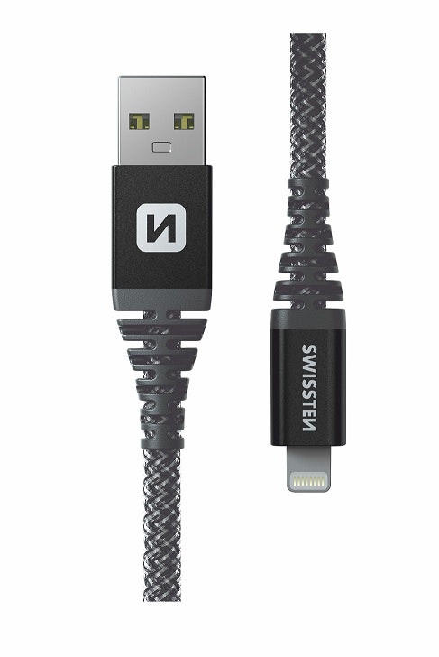 Swissten Kevlar USB / Lightning 1,5m