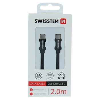 Swissten Textilkabel USB-C/USB-C 2m