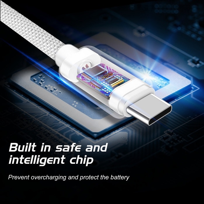 Swissten Textilkabel USB-C/USB-C 2m