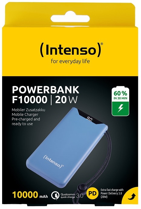 Intenso Powerbank F10000 Blå