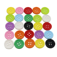 10st knappar i plast. 15mm. Välj mellan 11 olika färger.