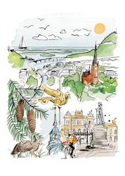 Poster Sundsvall - Staden mellan bergen