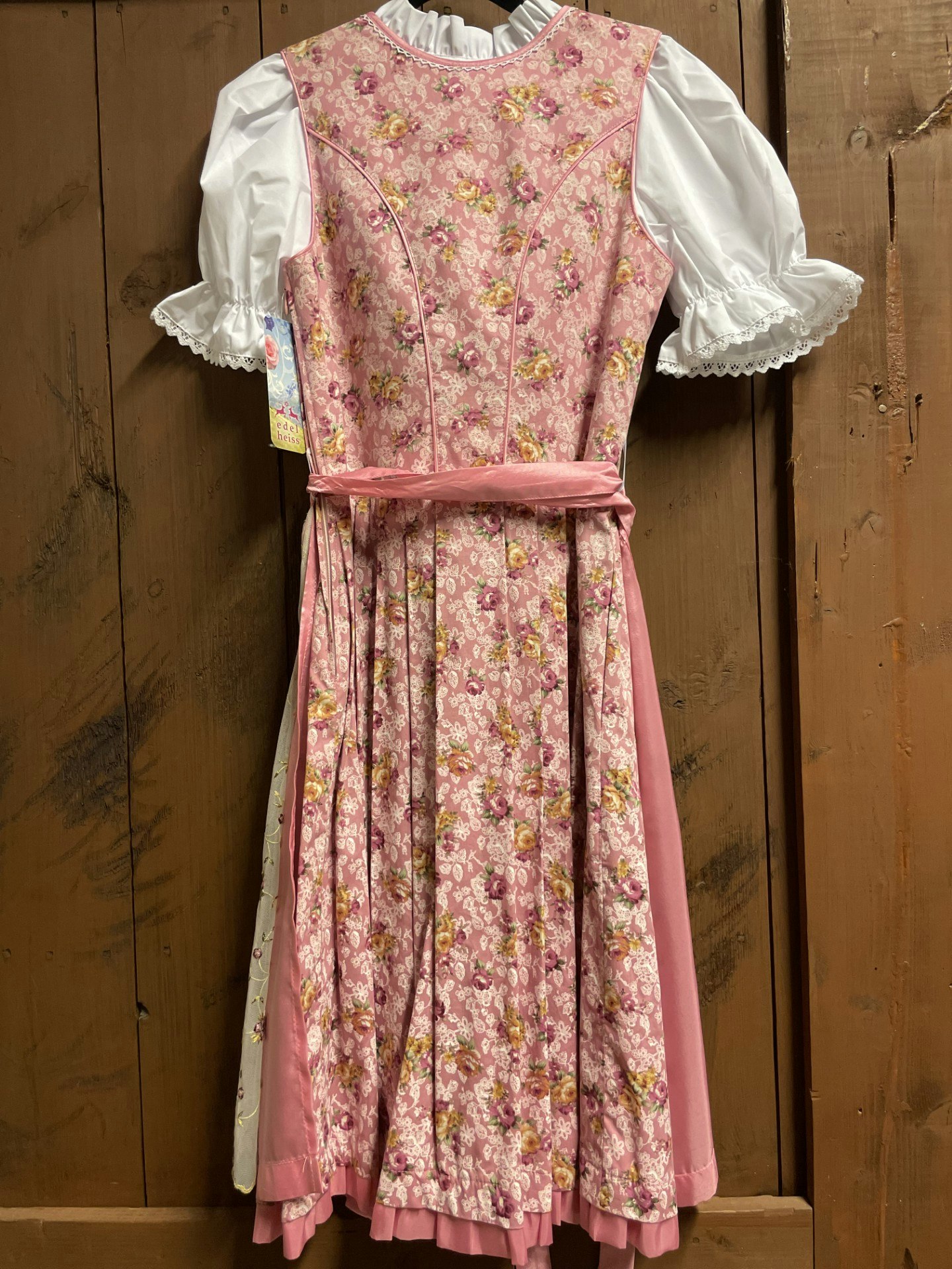 Edelheiss "Agathe Aitrose" Dirndlklänning  , Rosa