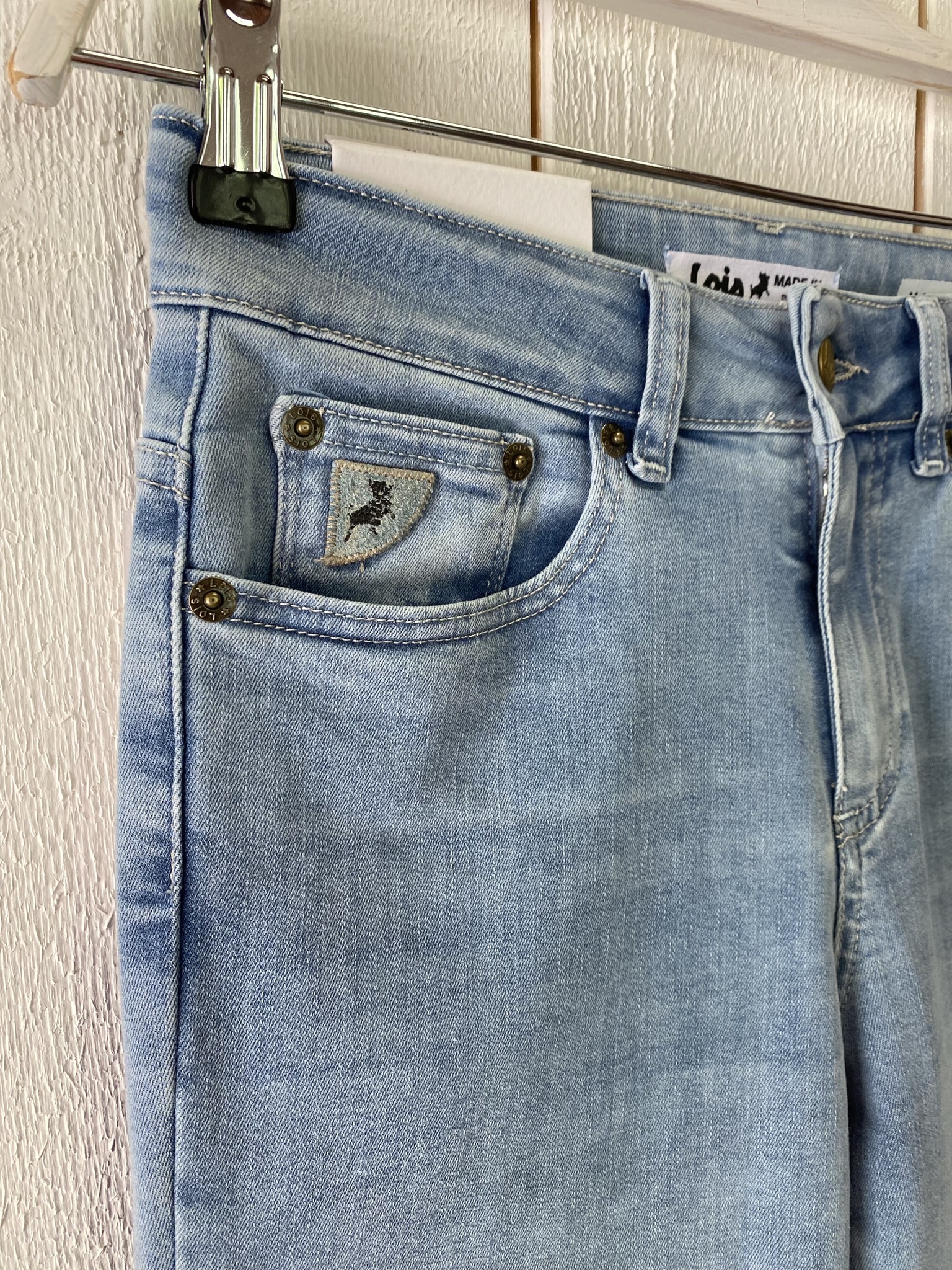 Lois Jeans "Malena Boot Straight " ljus jeans , fransar nedtill
