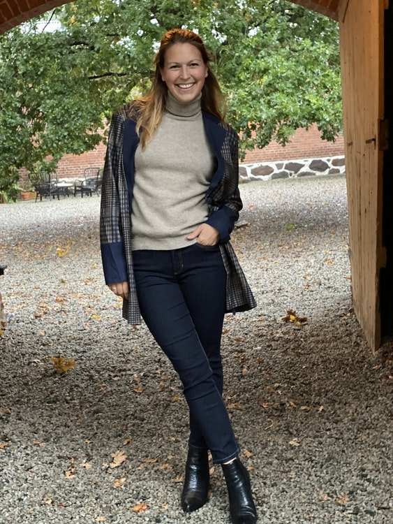 Cambio jeans "Piper" short , mörkblå - Lyckås Klädbutik