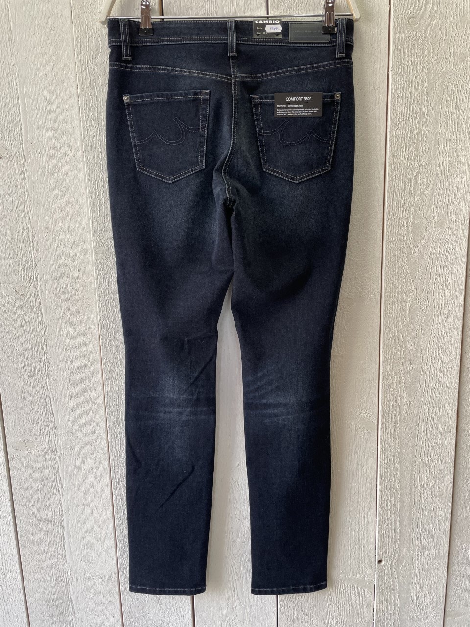 Cambio Jeans " Parla " 360 ° mörkblå med slitningar - Lyckås Klädbutik