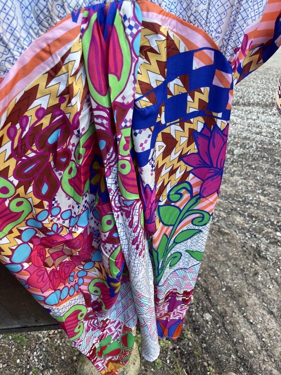 Me369 " Sophia Kimono Dress " Rangoli