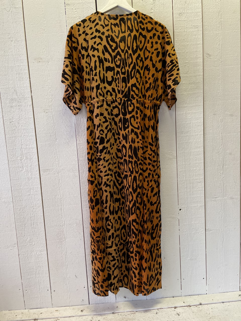 LOLA CASADEMUNT  " Leopard klänning " med kort ärm