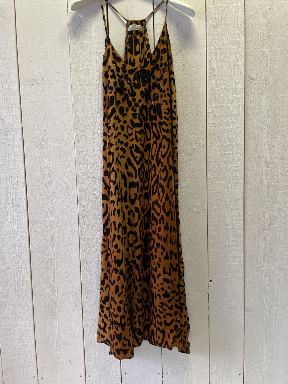 LOLA CASADEMUNT  " Leopard klänning " Smala axelband
