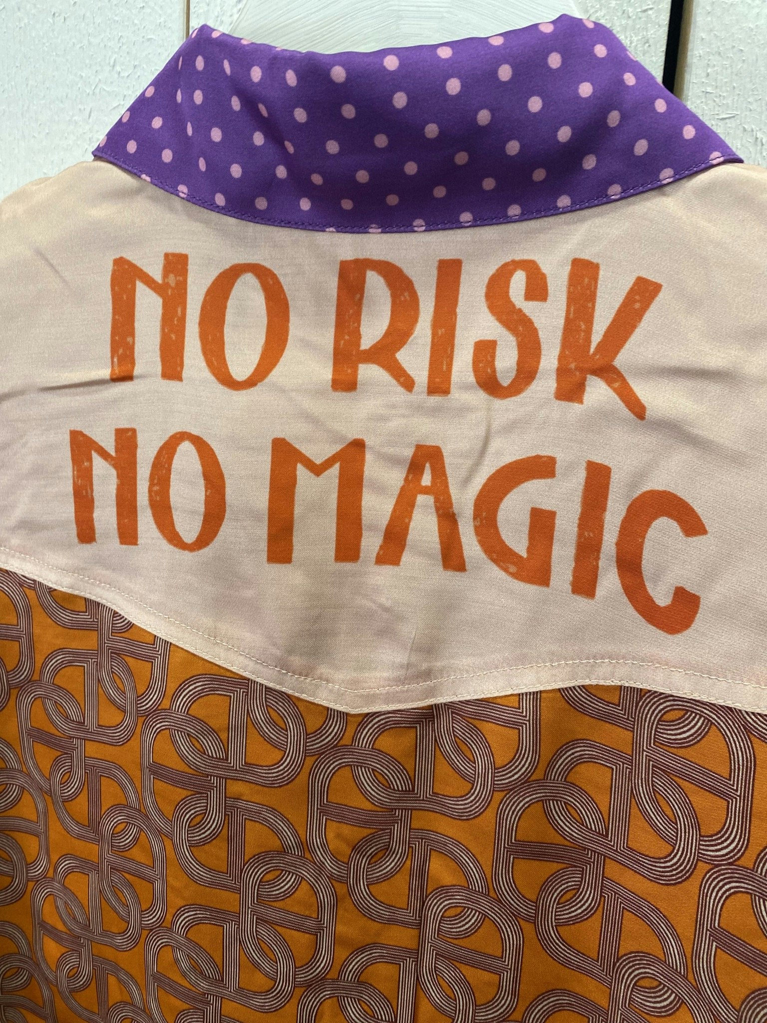 ME369 Skjorta "No Risk No Magic"