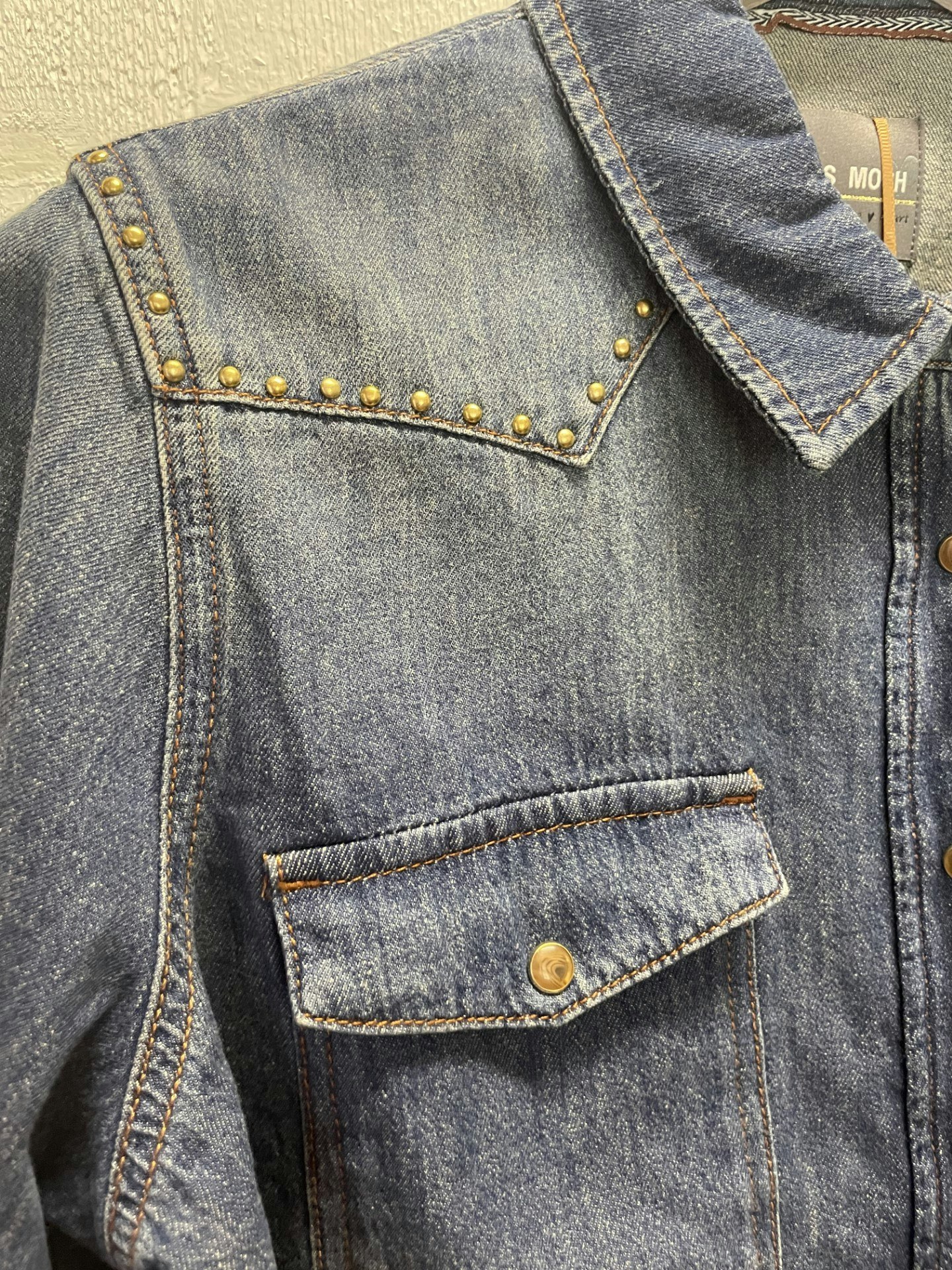 Mos Mosh "Elvira Denim Shirt ", Blue