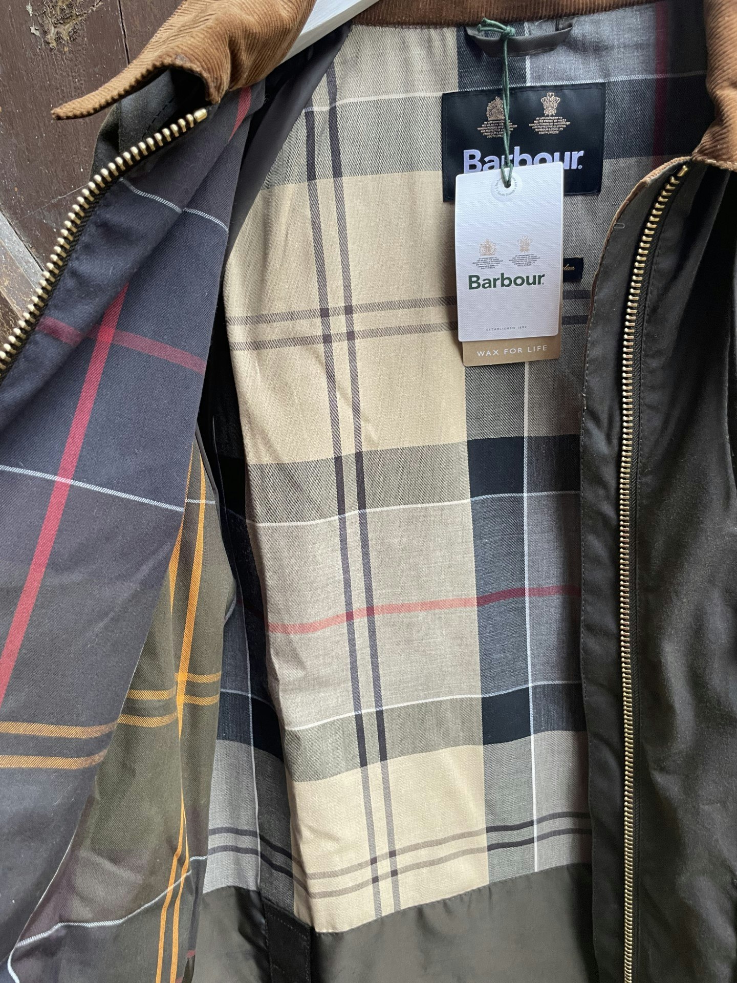 Barbour oljerock "Highclere" , olive