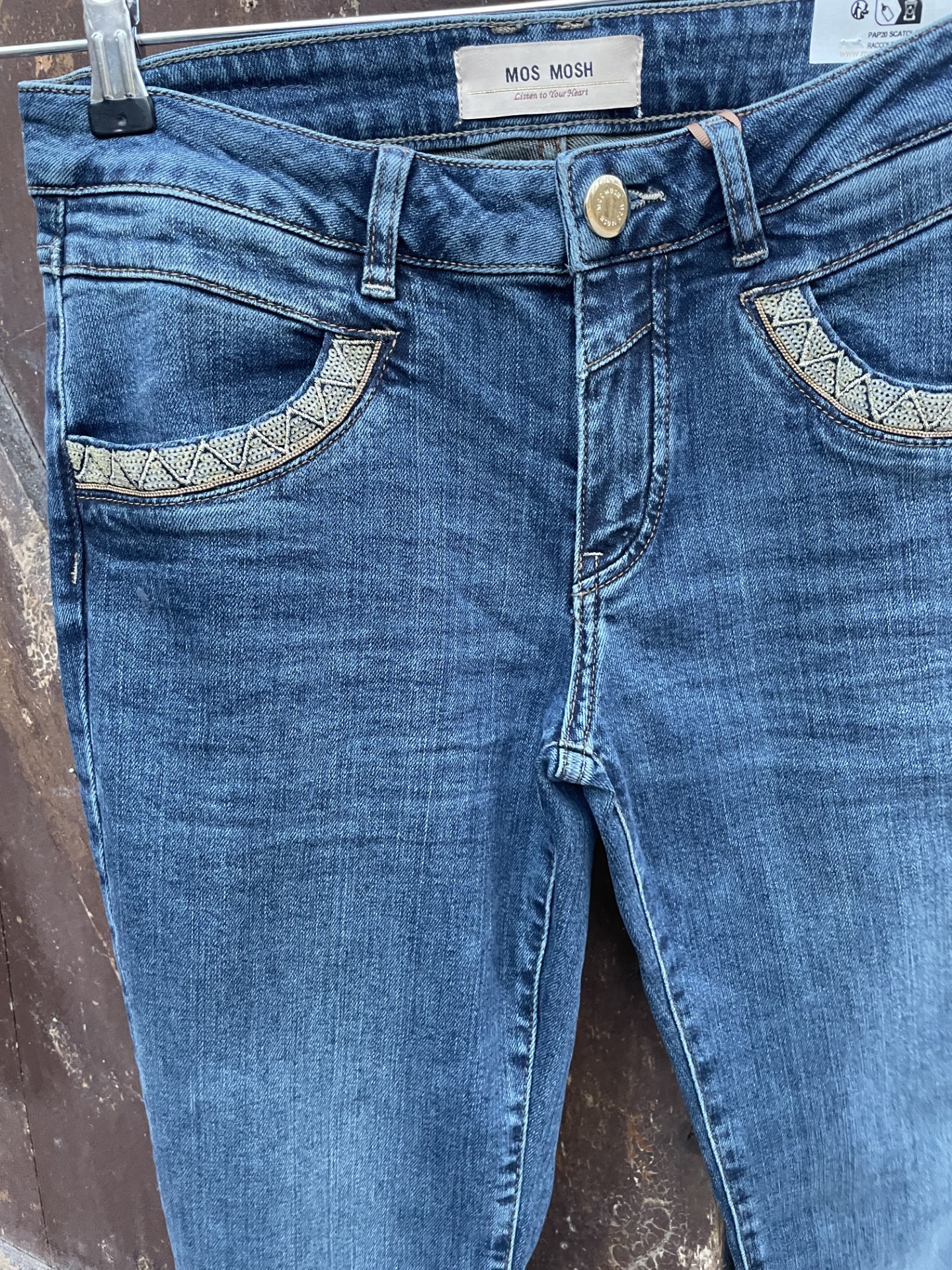 Mos Mosh " Naomi Sapphire Jeans " , blue