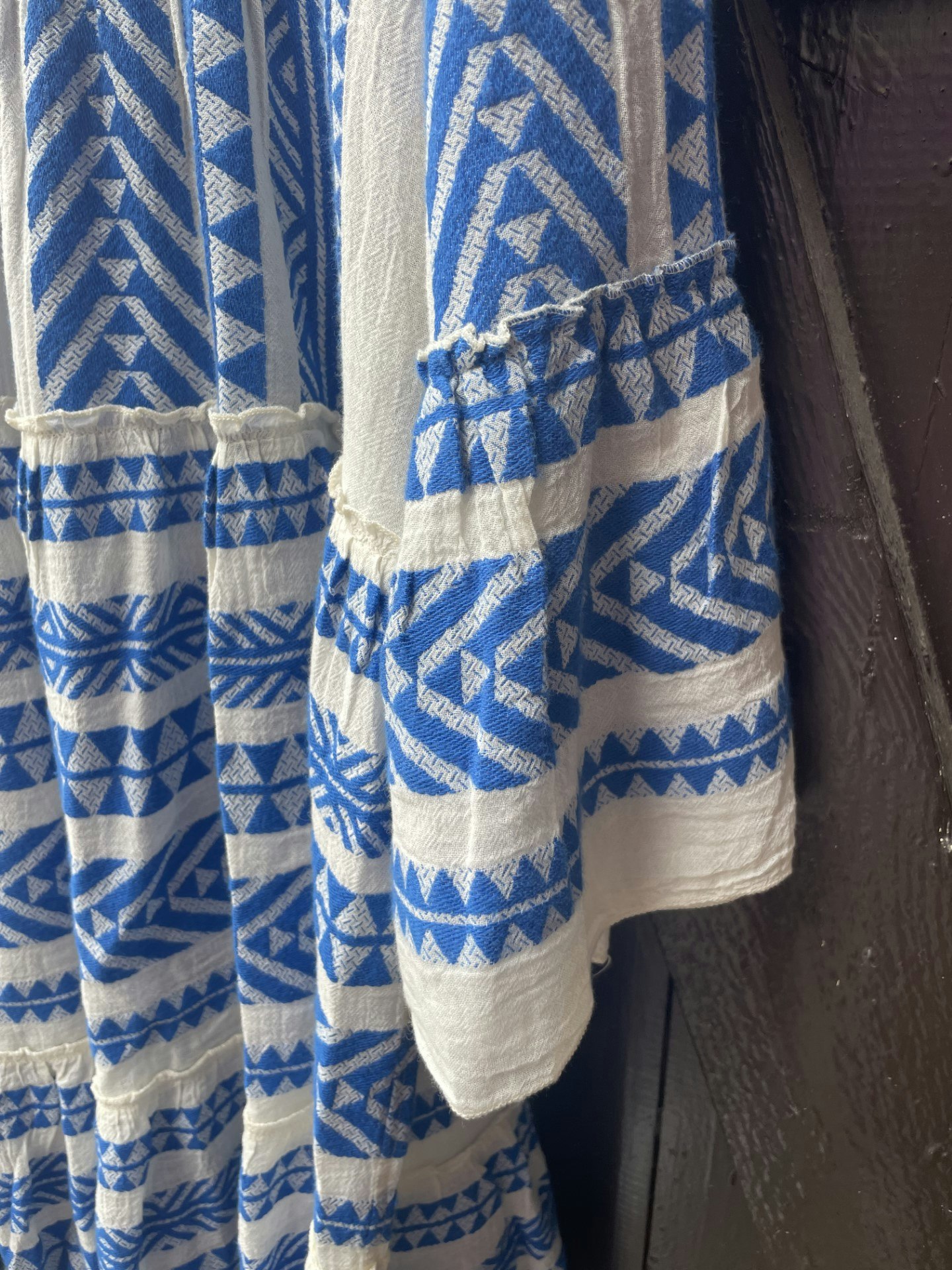 Devotion klänning , blue / off white