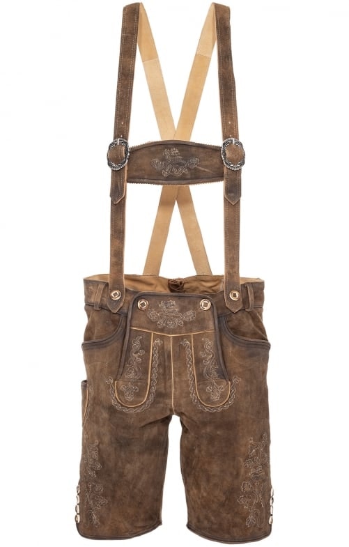 Lederhosen med hängslen " Horn " Stroh Maddox