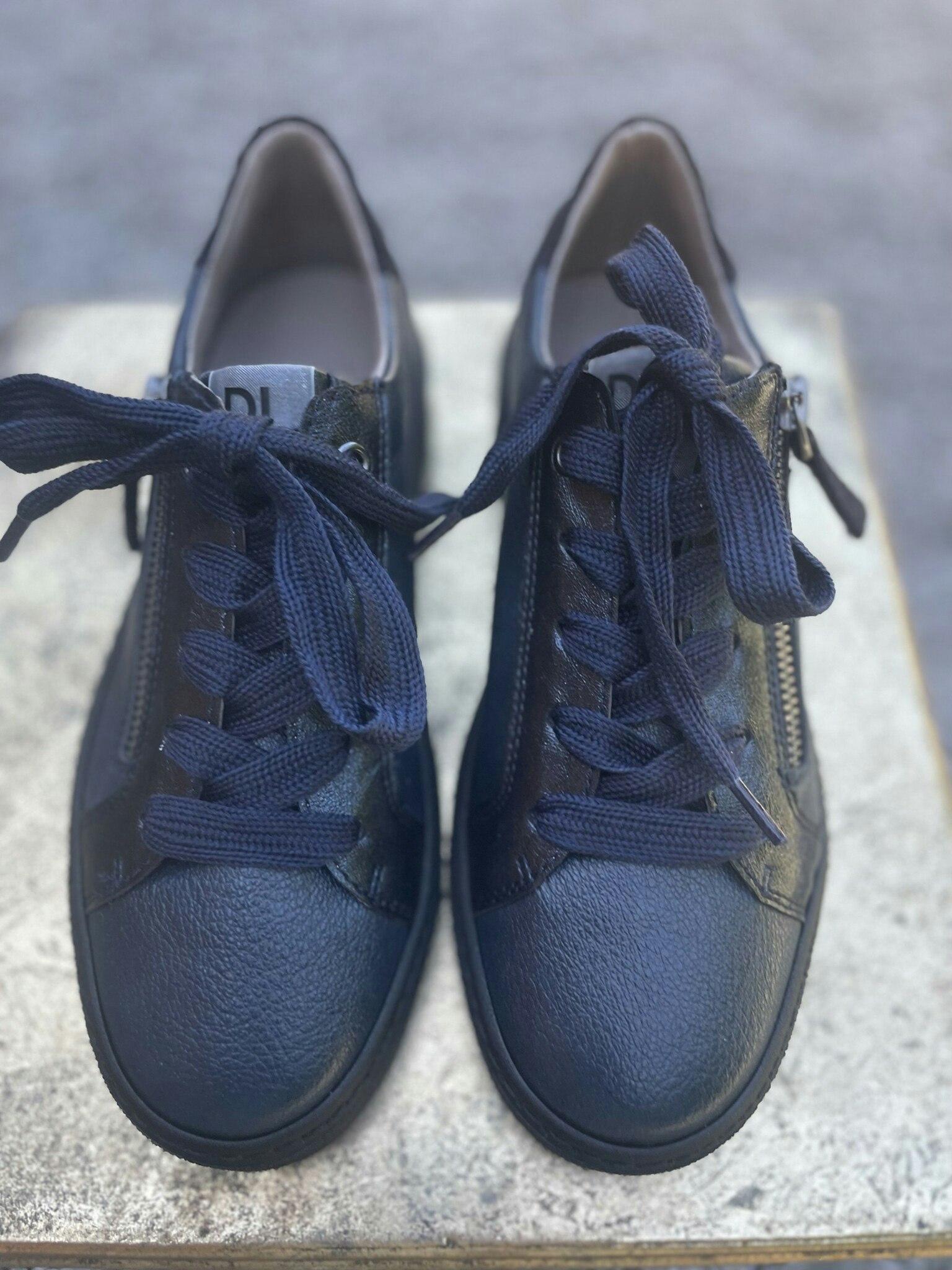 DLSport Gympasko , Mörkblå metallic , låg