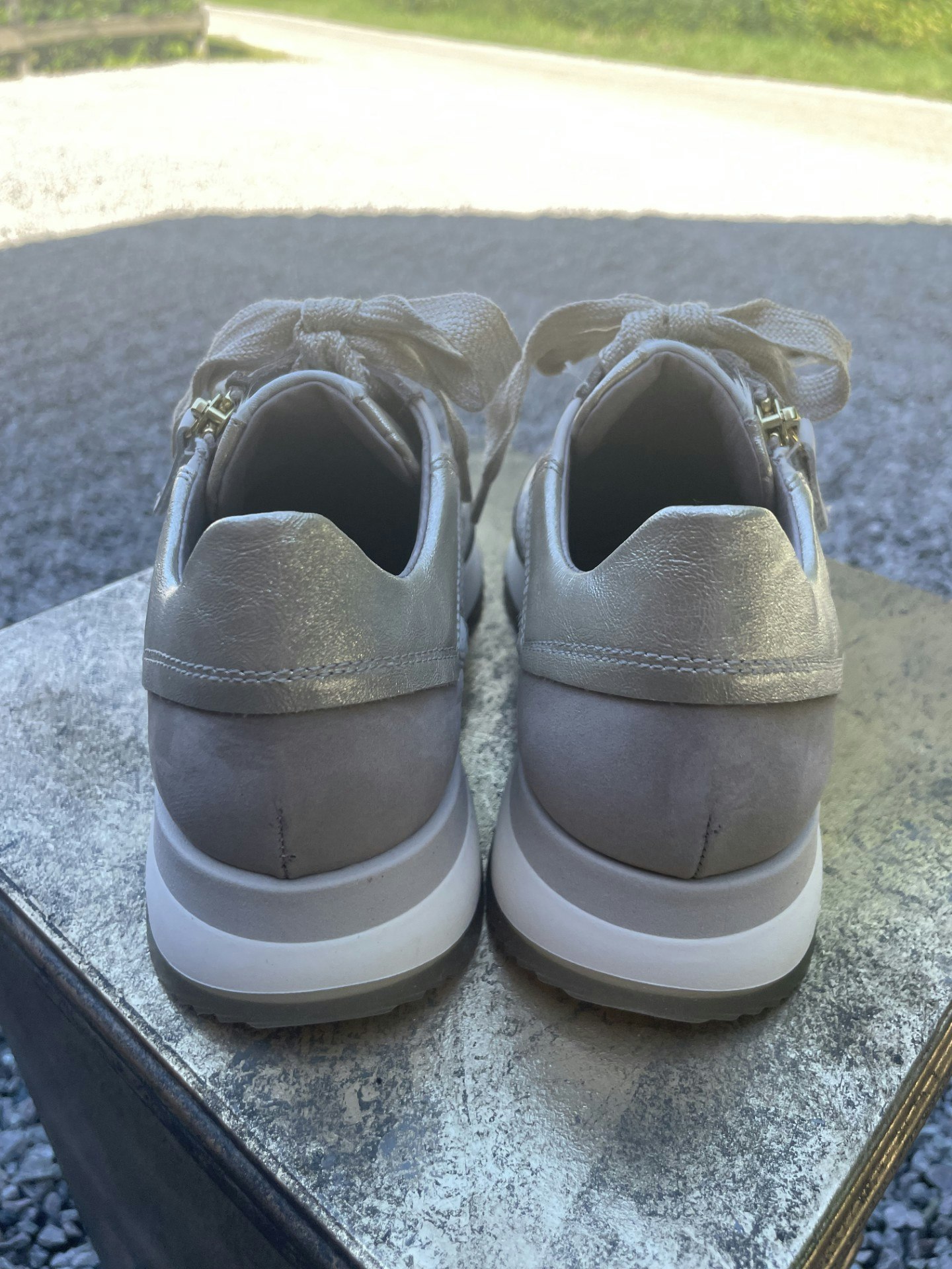 DLSport Gympasko "Chanel" , beige / guld