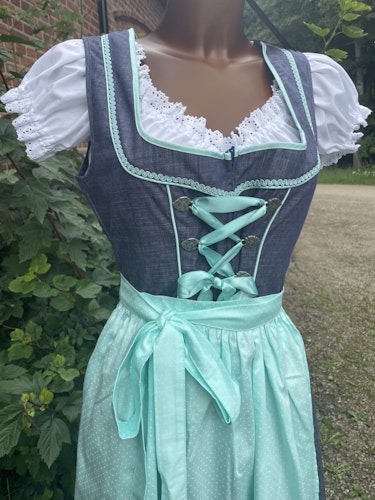 Ramona Lippert  "Jeans " , blå / turkos