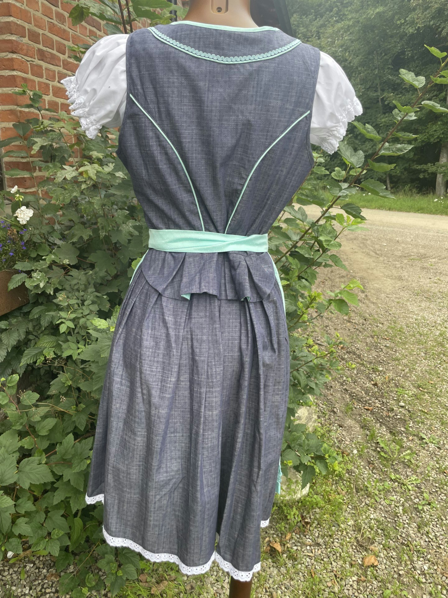 Ramona Lippert  "Jeans " , blå / turkos