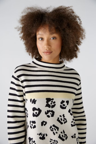 Oui Jumper " Leo / rand "