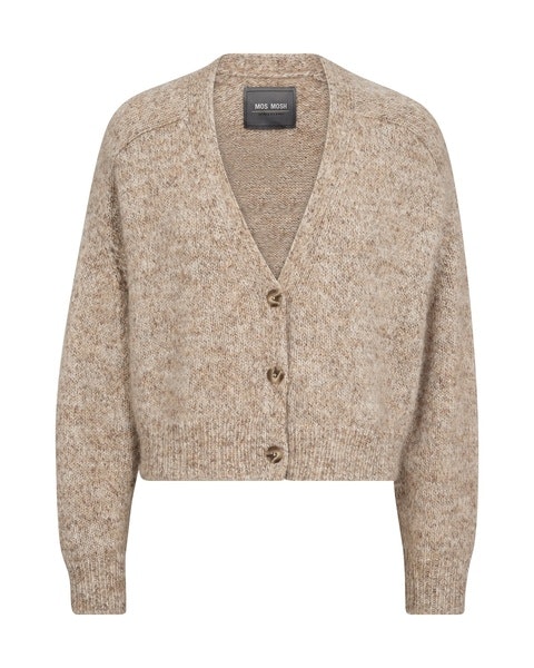 Mos Mosh " Zela Warm Knit Cardigan " , Tannin