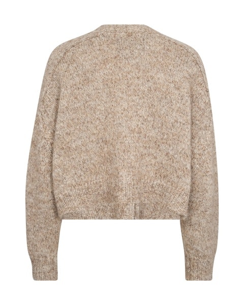 Mos Mosh " Zela Warm Knit Cardigan " , Tannin