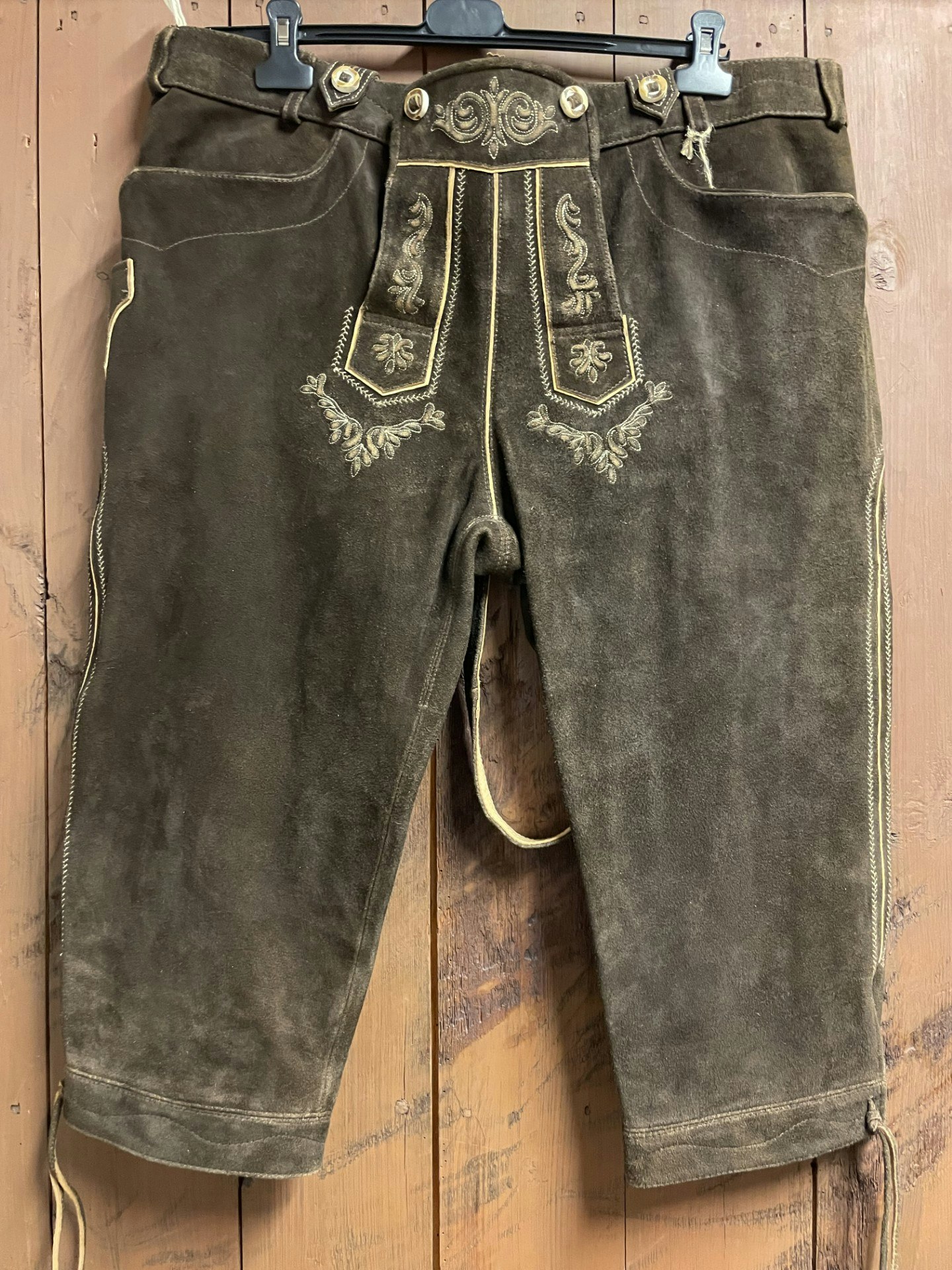 Knickers "Martin Bock" med hängsle , Torf / Maddox
