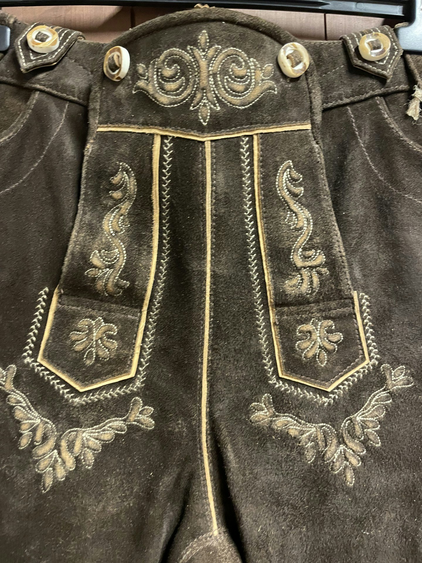 Knickers "Martin Bock" med hängsle , Torf / Maddox