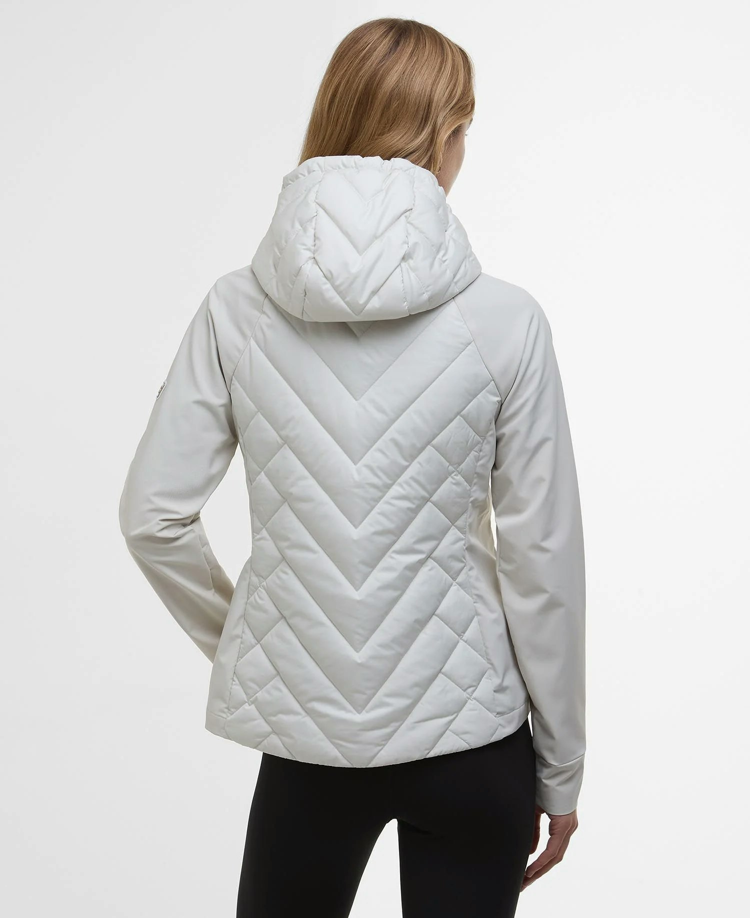 Barbour " Dakota Quiltad jacka " , silver birch